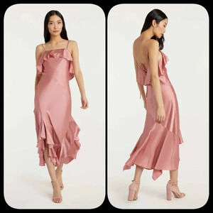 NWOT Cinq a Sept Elly Silk Midi Dress